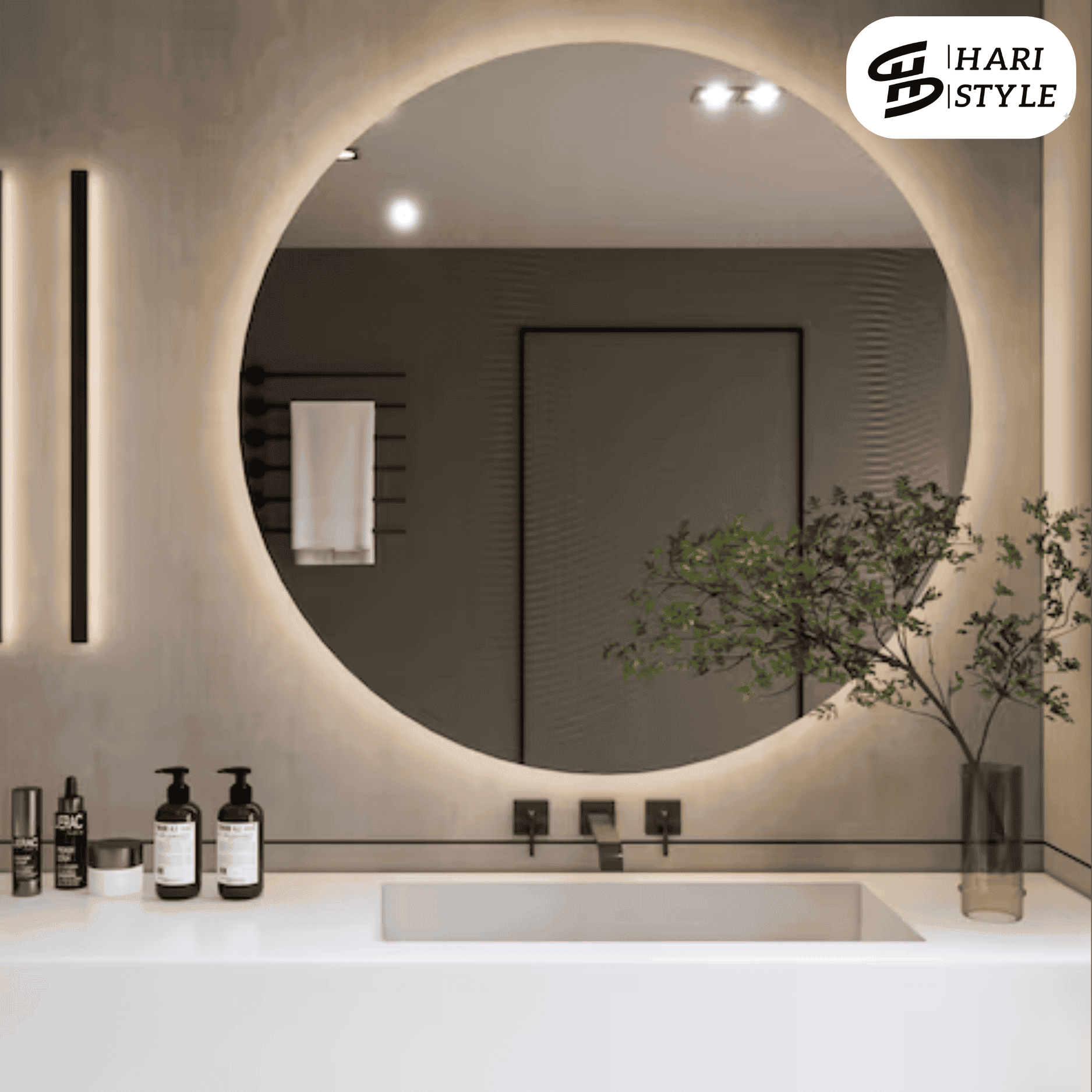 Round mirror