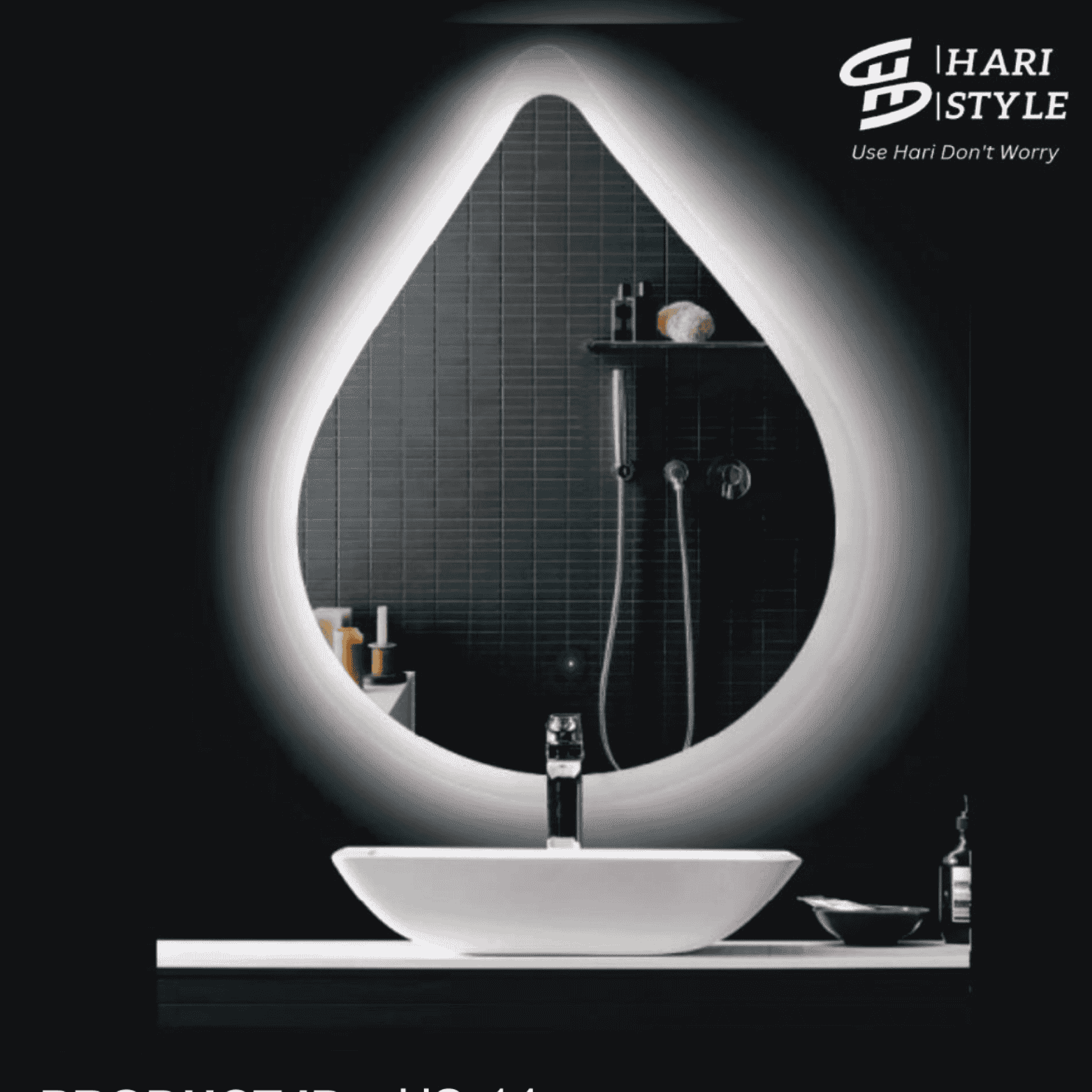 Modern LED mirror installed in a Ghaziabad bathroom, showcasing anti-fog feature and smart dimmer