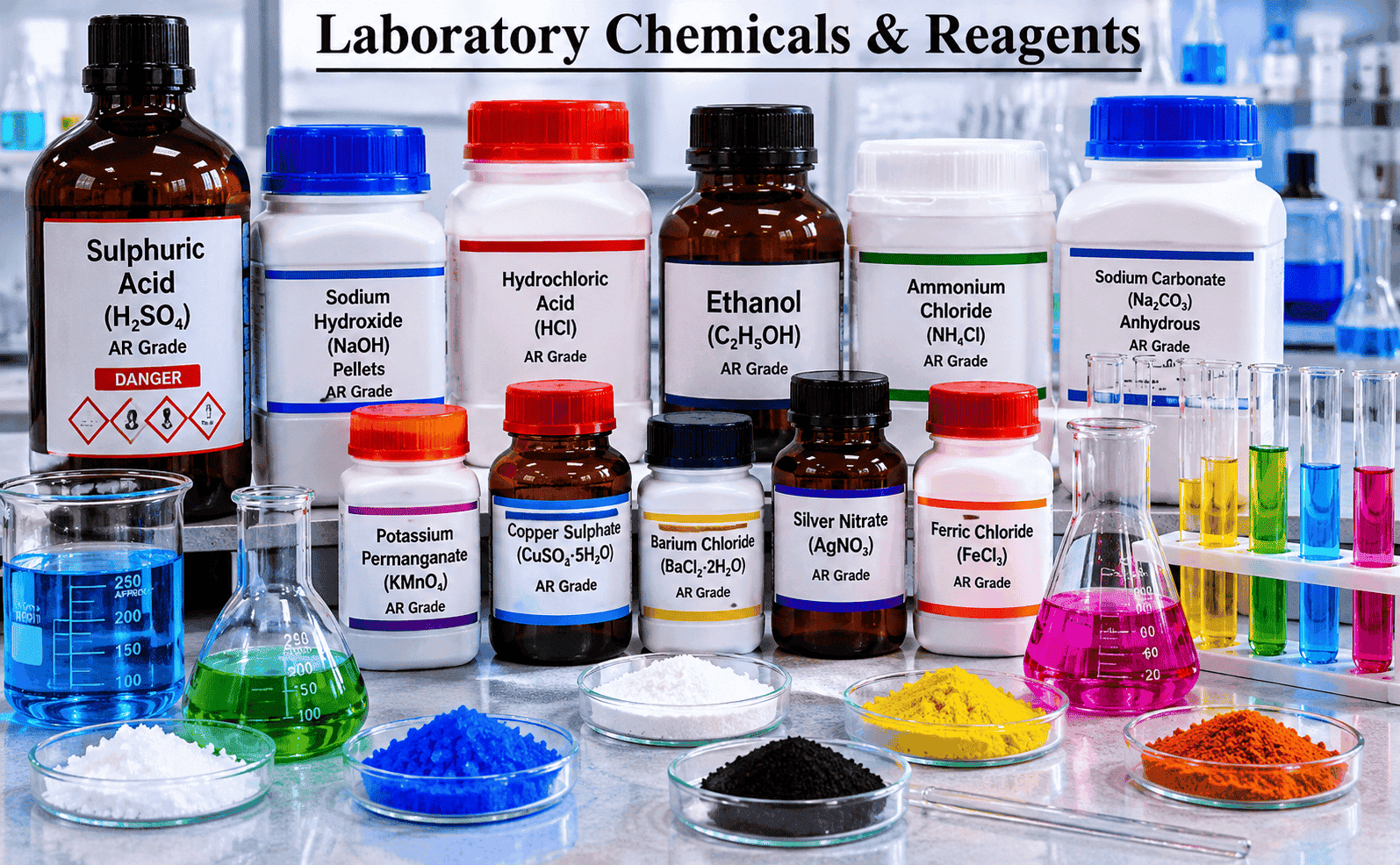 Certified Reference Materials vials and standards