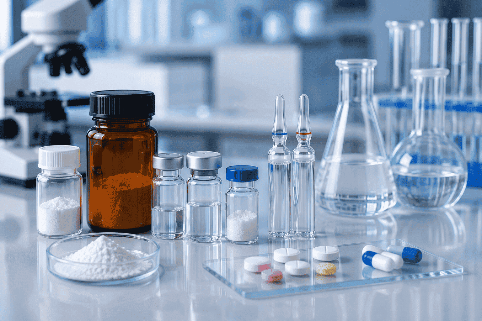 Certified Reference Materials vials and standards